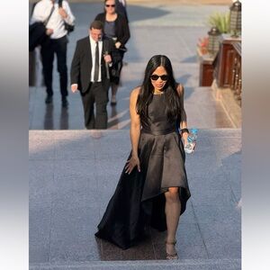 Lulu's Black High Low Dress